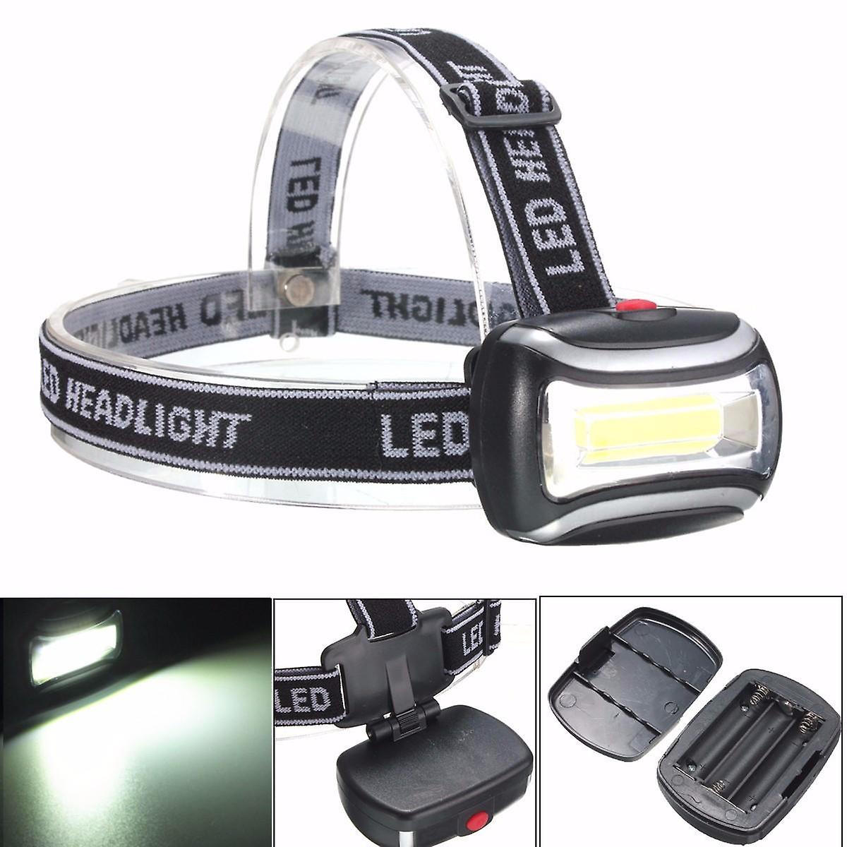600Lm Rechargeable Cob Headlamp Camping Cycling Flashlight Night Warning Light