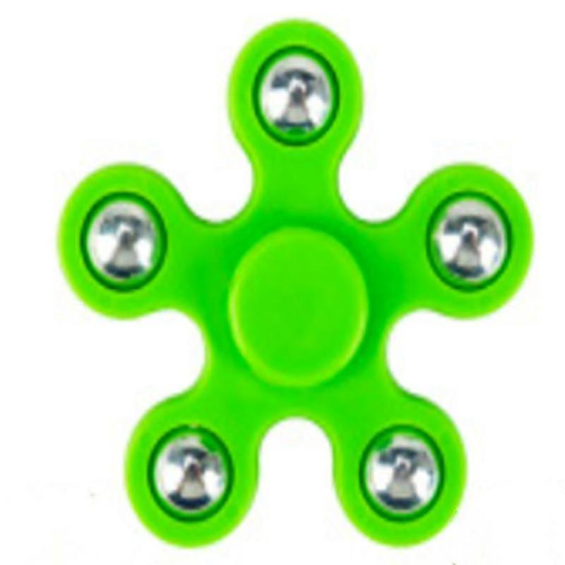 Green Fidget Spinner Edc For Autism Adhd Anti Stress High Quality