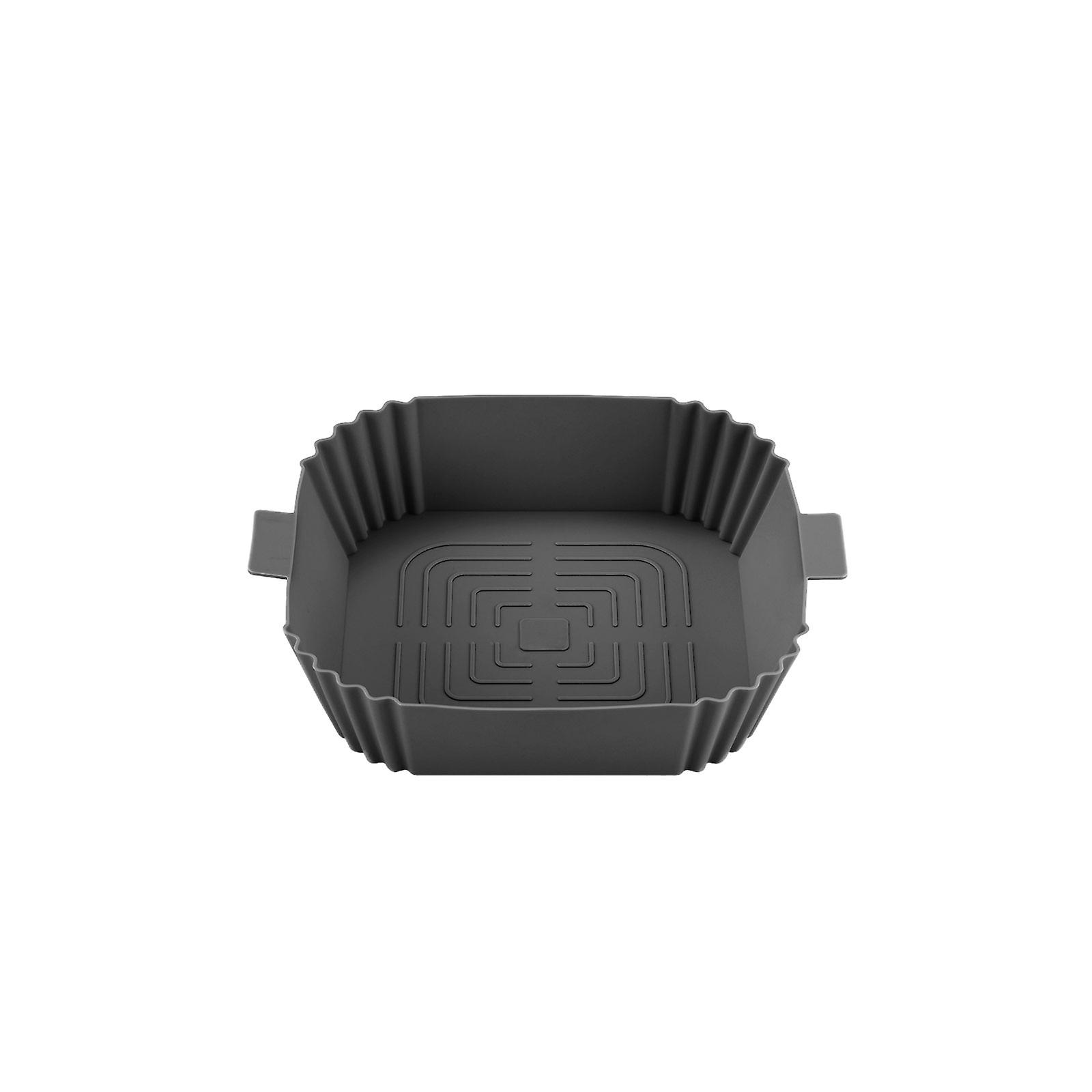 Air Fryer Silicone Liner Square, Reusable & Easy To Clean Pot/basket/tray, For Baking & Grilling, With Handles