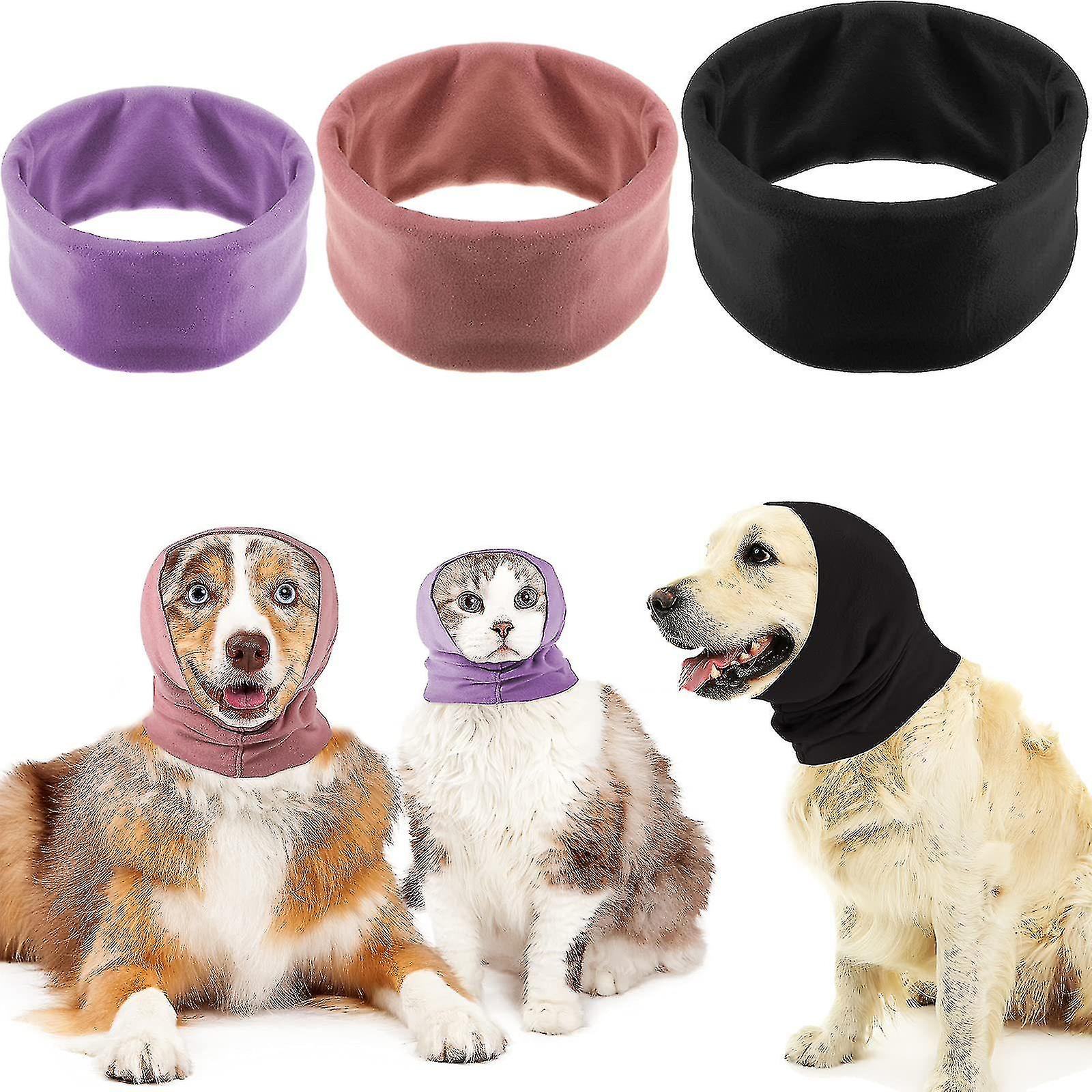 Toilettage pour chiens Cache-oreilles Anxiété Réduire les cache-oreilles Anti-bruit Echarpe pour animaux de compagnie Up Earmhobs