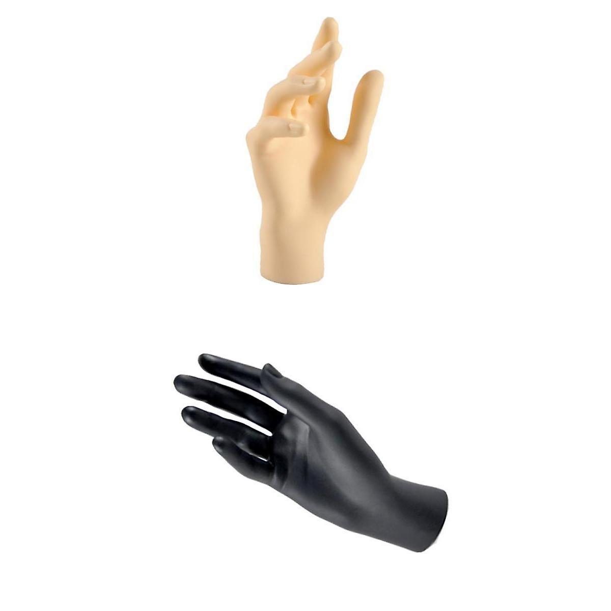2pcs kvinnlig skyltdocka händer modell för smycken ringar handskar klocka display