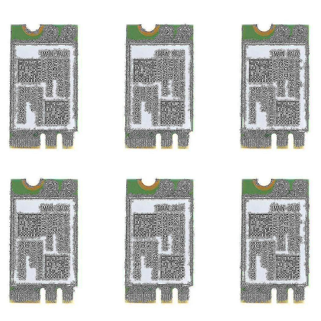 6x Wireless Adapter Card For Qualcomm Atheros Qca9377 Qcnfa435 802.11ac 2.4g/5g Ngff Wifi Card Blue