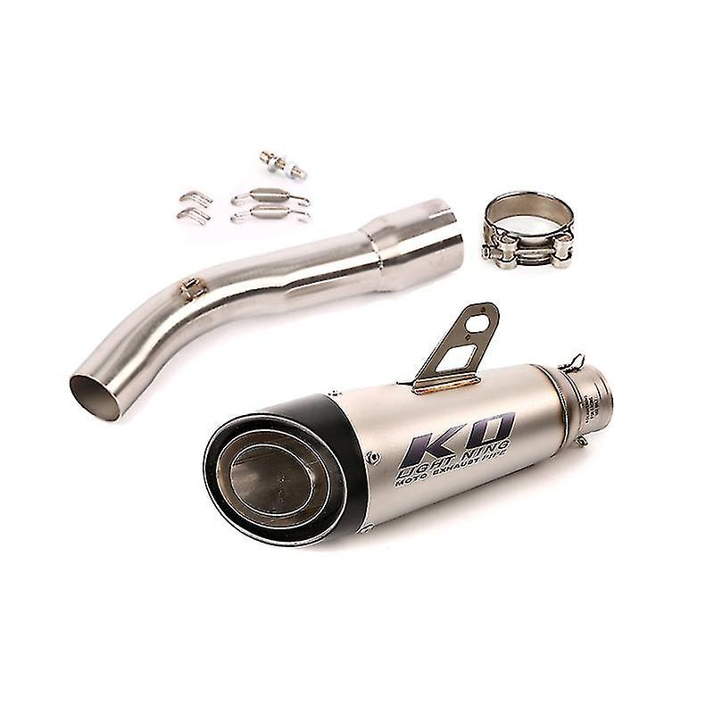 Συμβατό με Yamaha Fz1 All Years 51mm Motorcycle Exhaust System Slip On Racing Escape Tip Baffle
