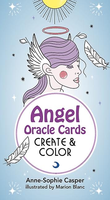 Angel Oracle Cards Create And Color by AnneSophie Casper Cards Book