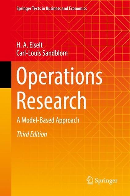 Operations Research by CarlLouis Sandblom Paperback Book