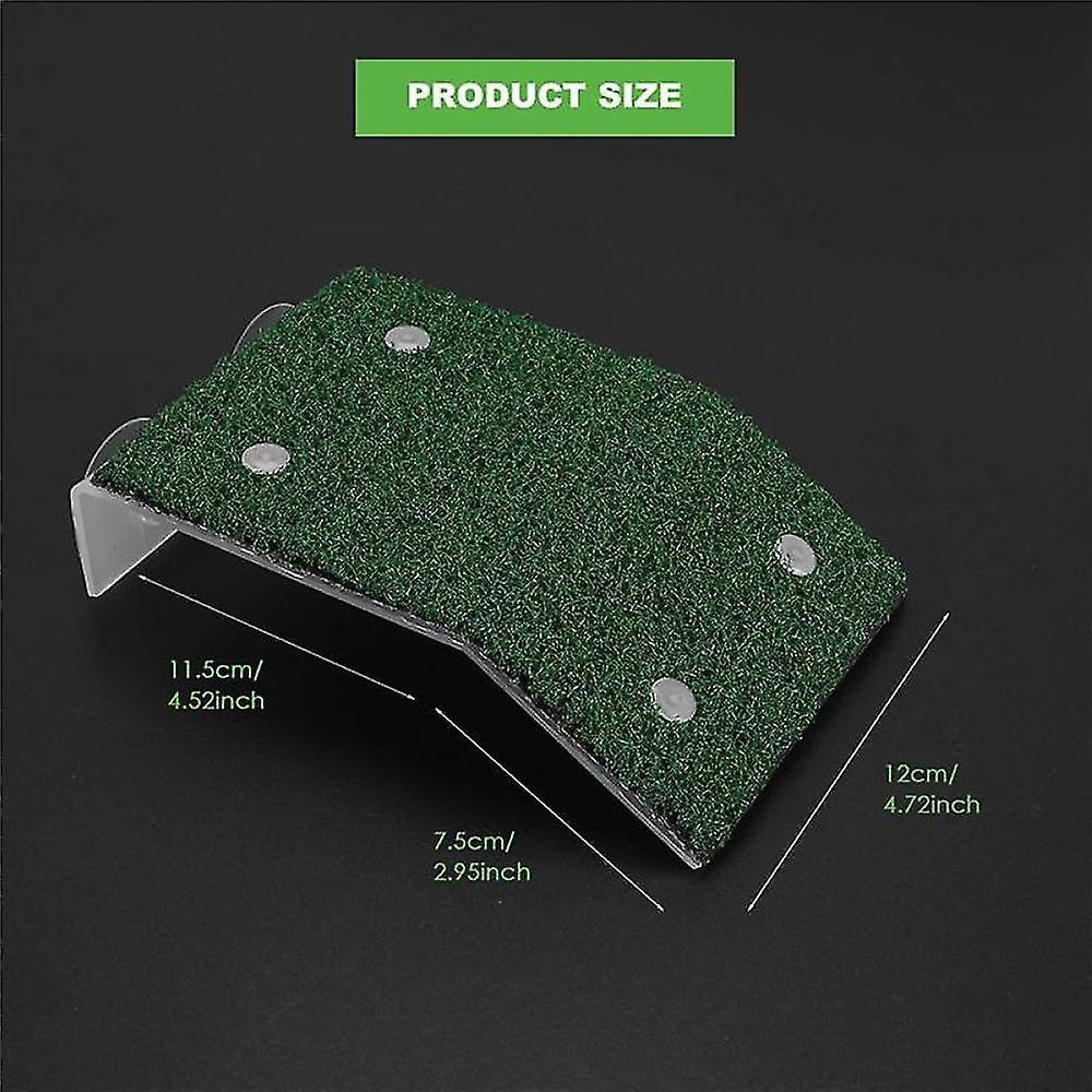 Lawn Turtle Basking Platform Turtle Resting Basking Platform, Simulation Grass Turtle Ramp For Turt