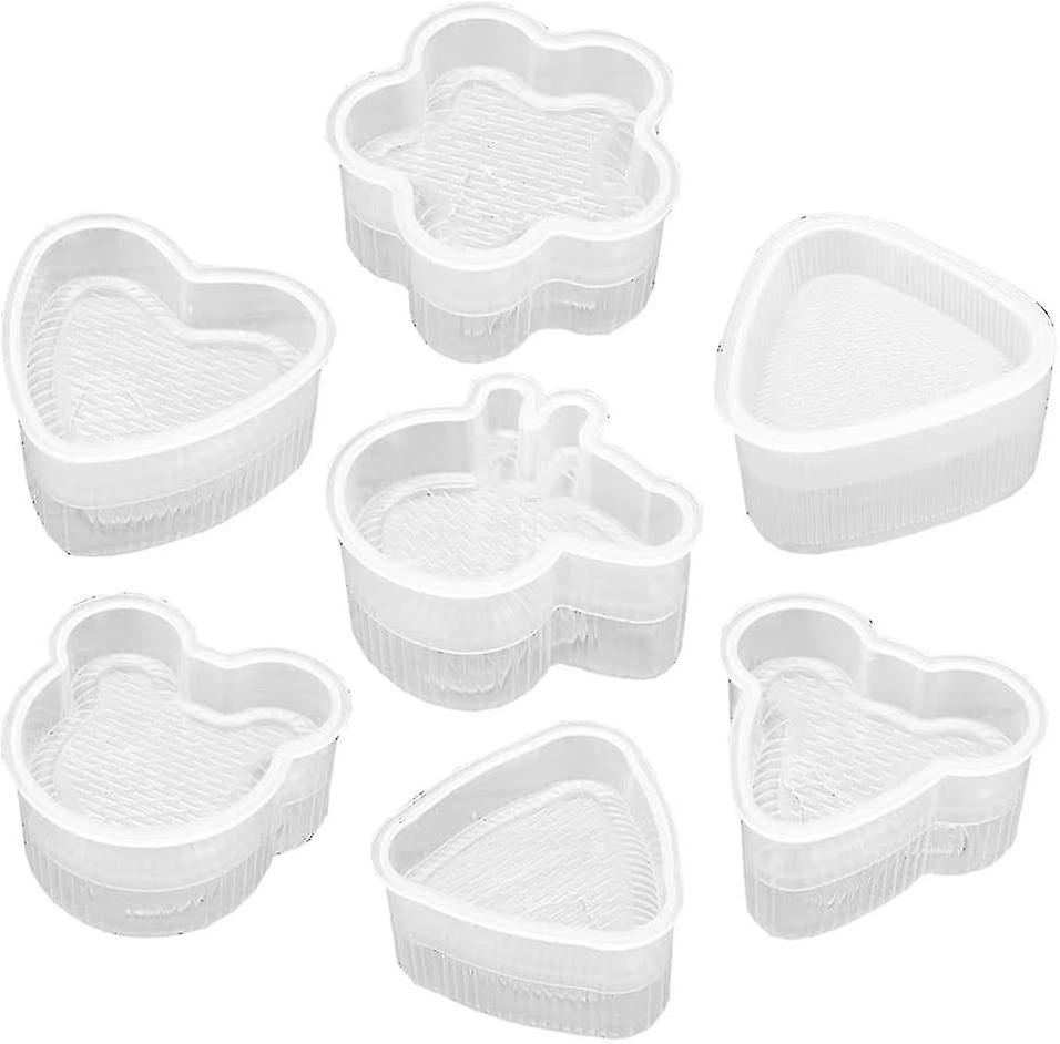 7 Pieces Acsergery Gift Rice Ball Maker Mold, Triangle Sushi Mold, Sushi Making