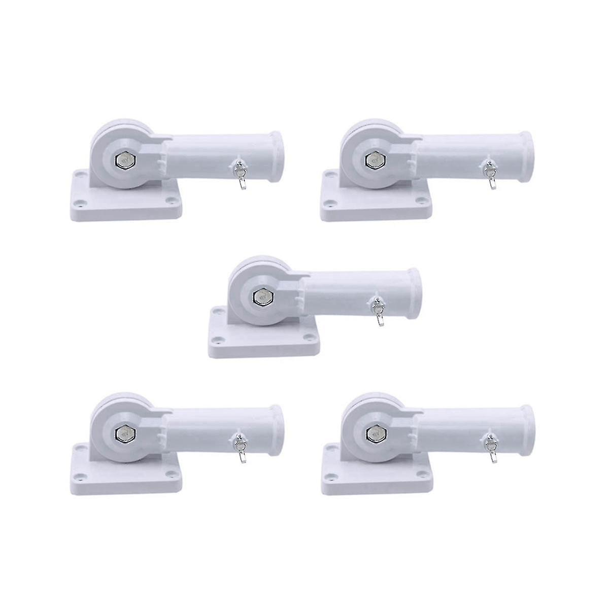 Wall Flag Pole Plastic Wall Mount Bracket For Flag Diameter Windsock Base Practical Brand New