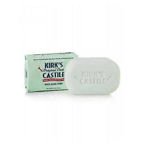 Kirk's Natural Products Castile Bar Soap, Original Coco with Aloe Vera pack of 3 4 oz (Pack of 1)