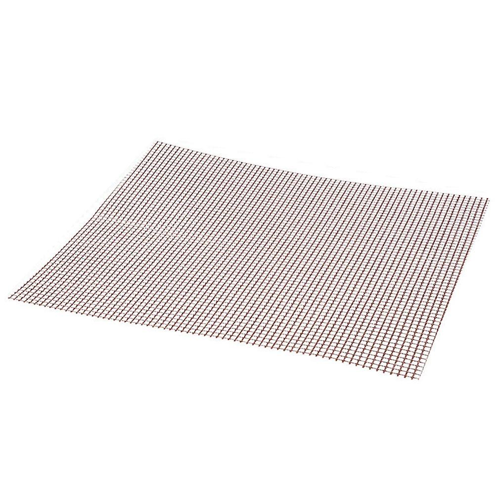 ZHOUBA BBQ Grill PTFE Mesh Mat Reusable Heat-Resistant Non-Stick Sheet Barbecue Tool