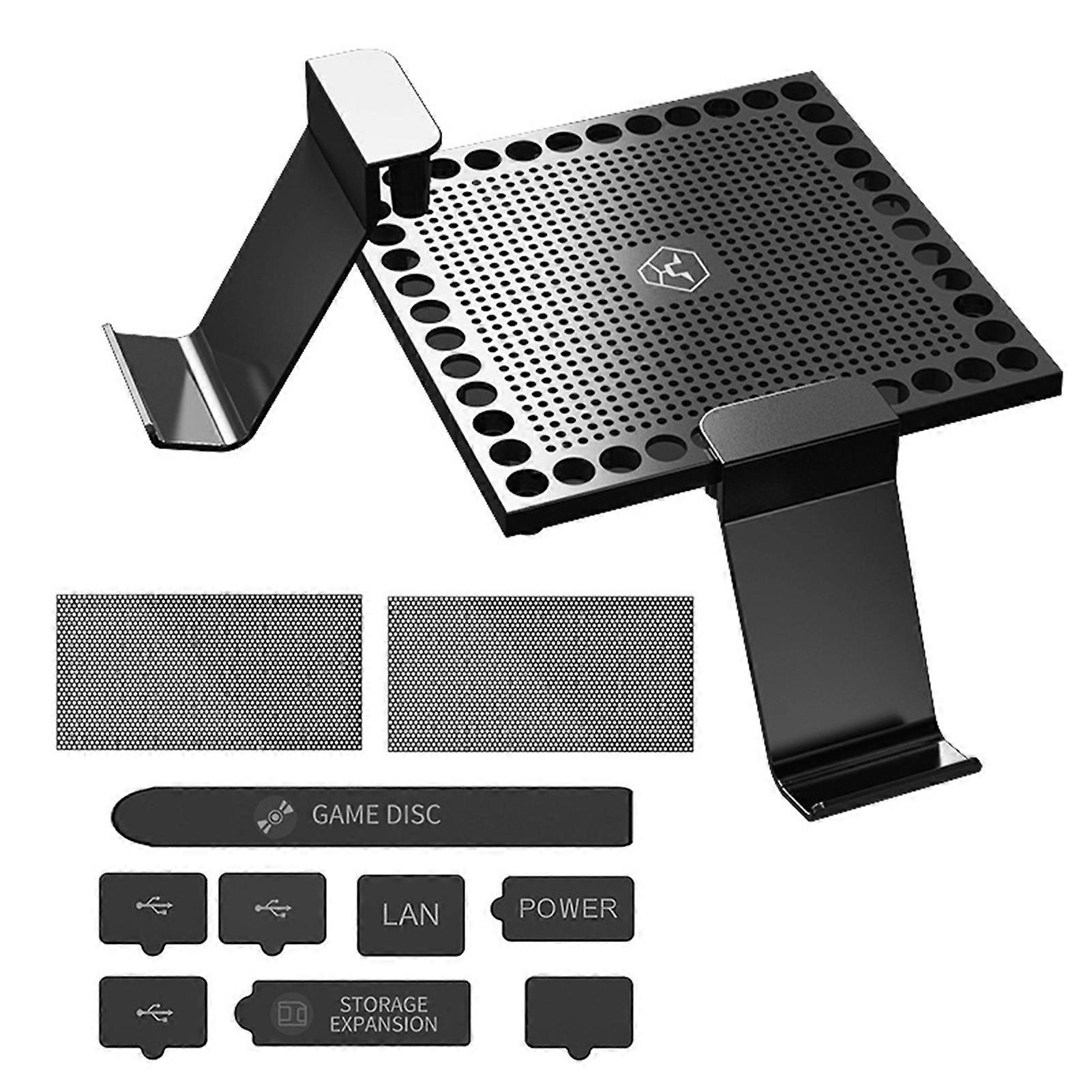 Dust-proof Net Detachable Easy Installation Efficient Heat Dissipation Game Console Gamepad Display Hanger for XBox Series X