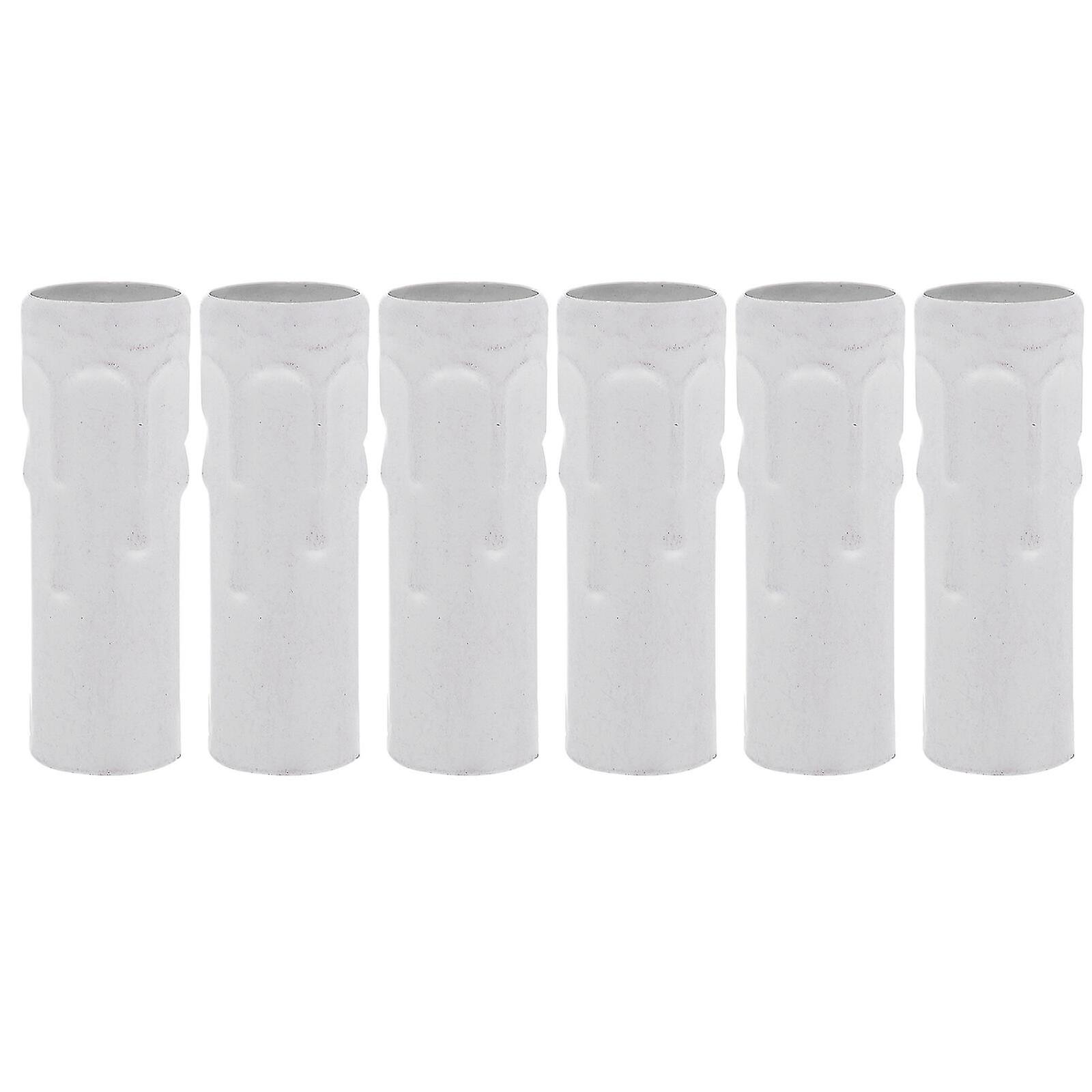 6pcs Πολυέλαιος Κερί Μανίκια E14 Κερί Socket Covers Candelabra Base Covers-hao