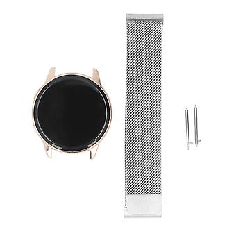 Smartwatch Calling Multifunktionale magnetische gehärtete Glas-Rundbildschirm-IP67-wasserdichte Smart-Sportuhr für den täglichen Gebrauch Camping-Wanderschule Silber