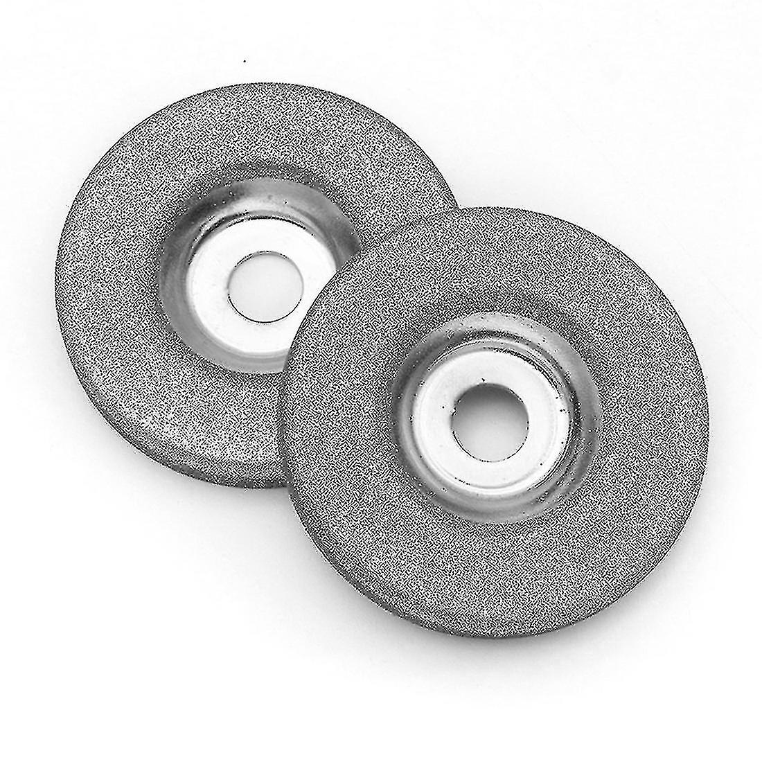 Compatible With2pcs 50mm Diamond Grinding Wheel Circle Disc For Electric