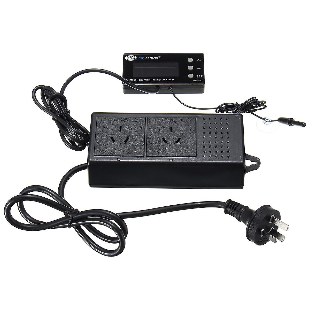 Led Reptile Timer Aquarium Digital Temperature Controller Heat Thermostat Pid With Timer