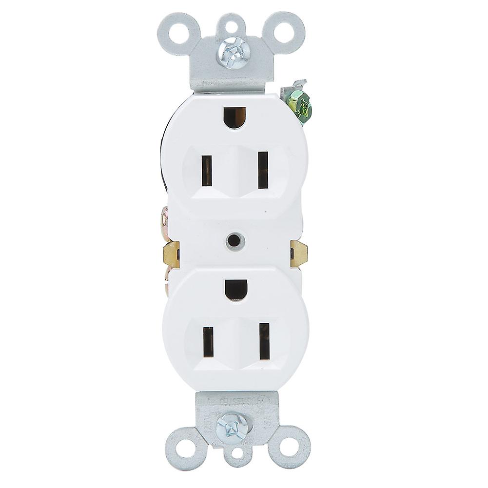 Household Universal Wall Power Outlet Socket Wall Panel Socket for Hotel Office Building 125V