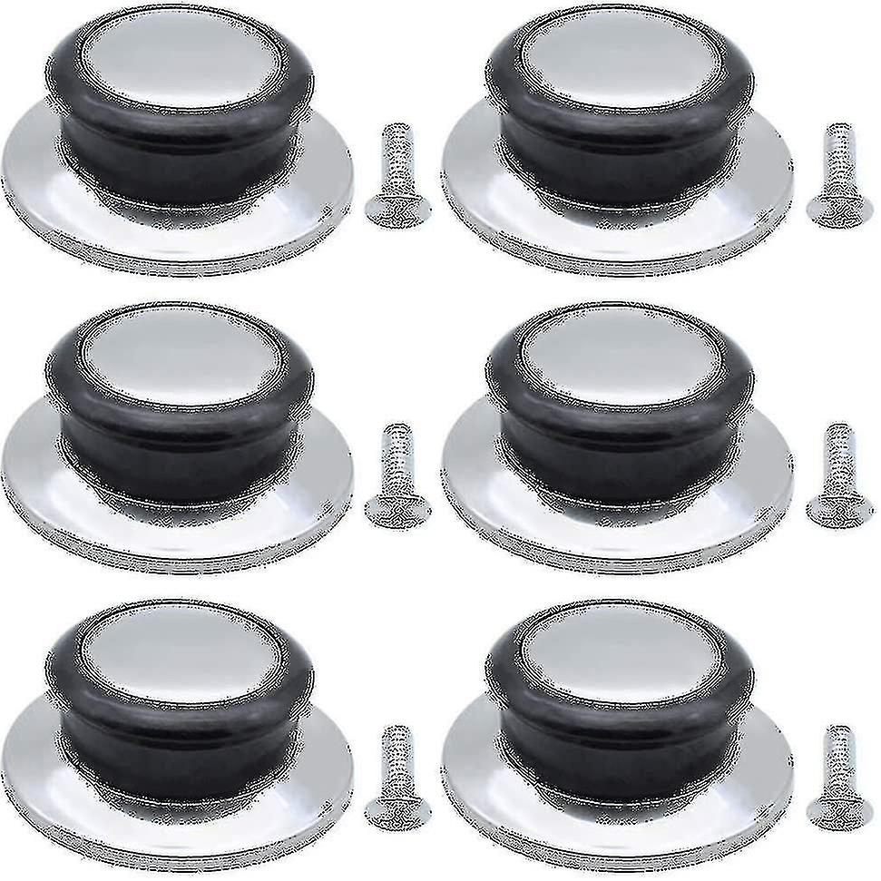6 Pieces Bakelite Heat Resistant Stainless Steel Pot Lid Knobs Universal -