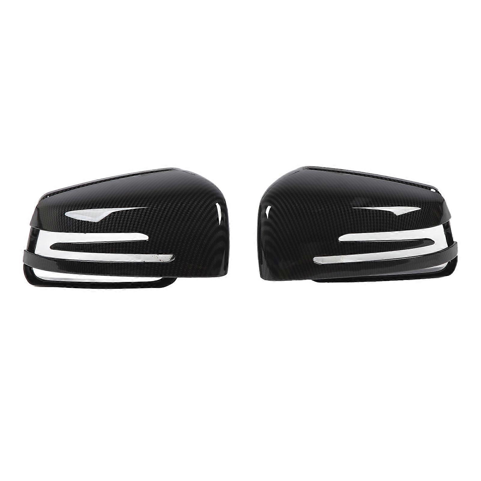 Carbon Fiber Mirror Cover for S-Class W221 E-Class W212 CLS C218