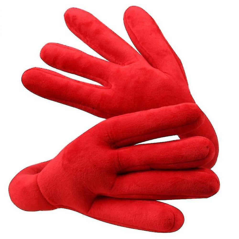 Portable Hand Shape Travel Headrest - Neck Perfect Support Pillow(red)