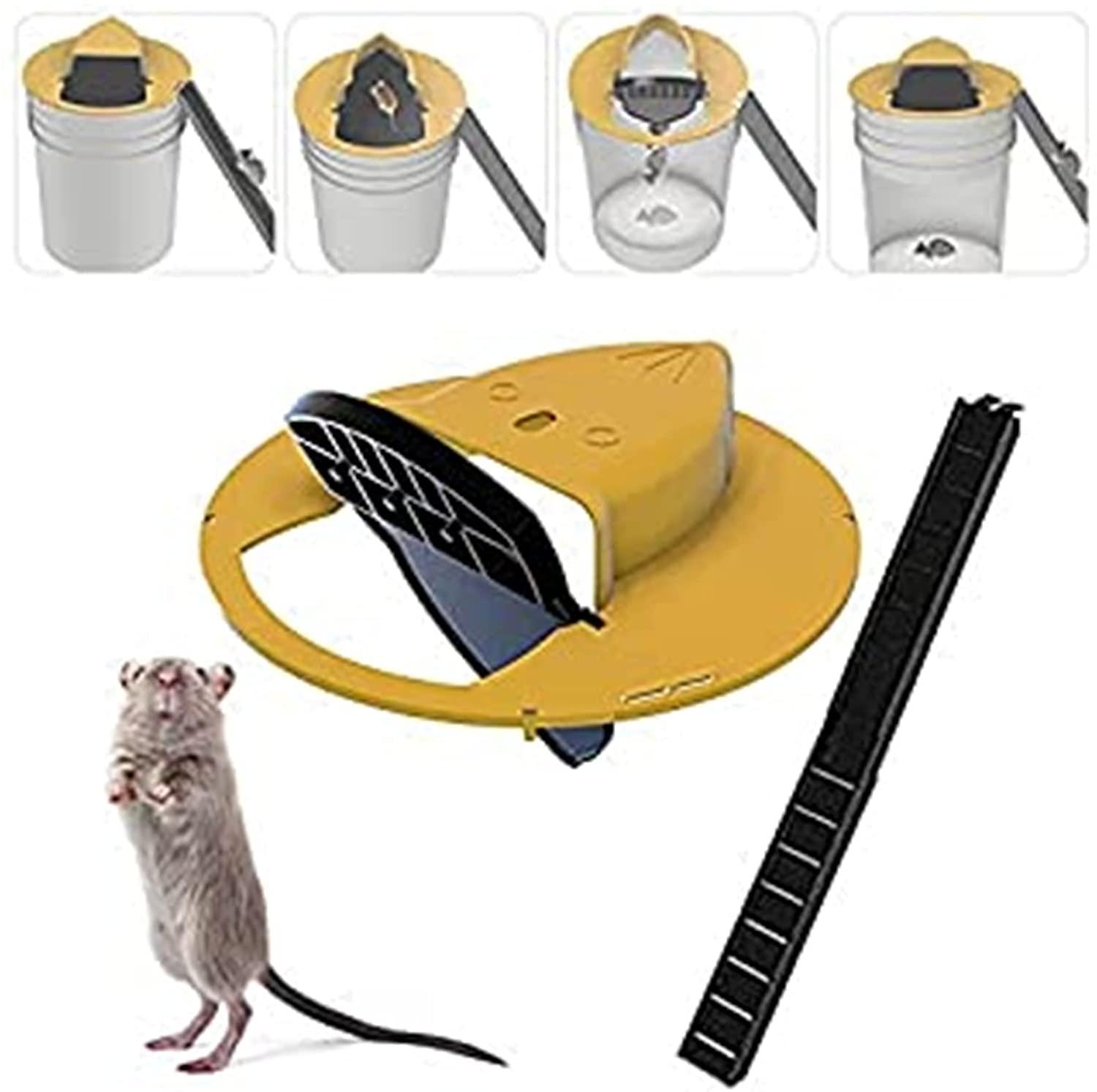 Flip Slide Bucket Lid Mouse Trap for No See Kill Fruugo UK