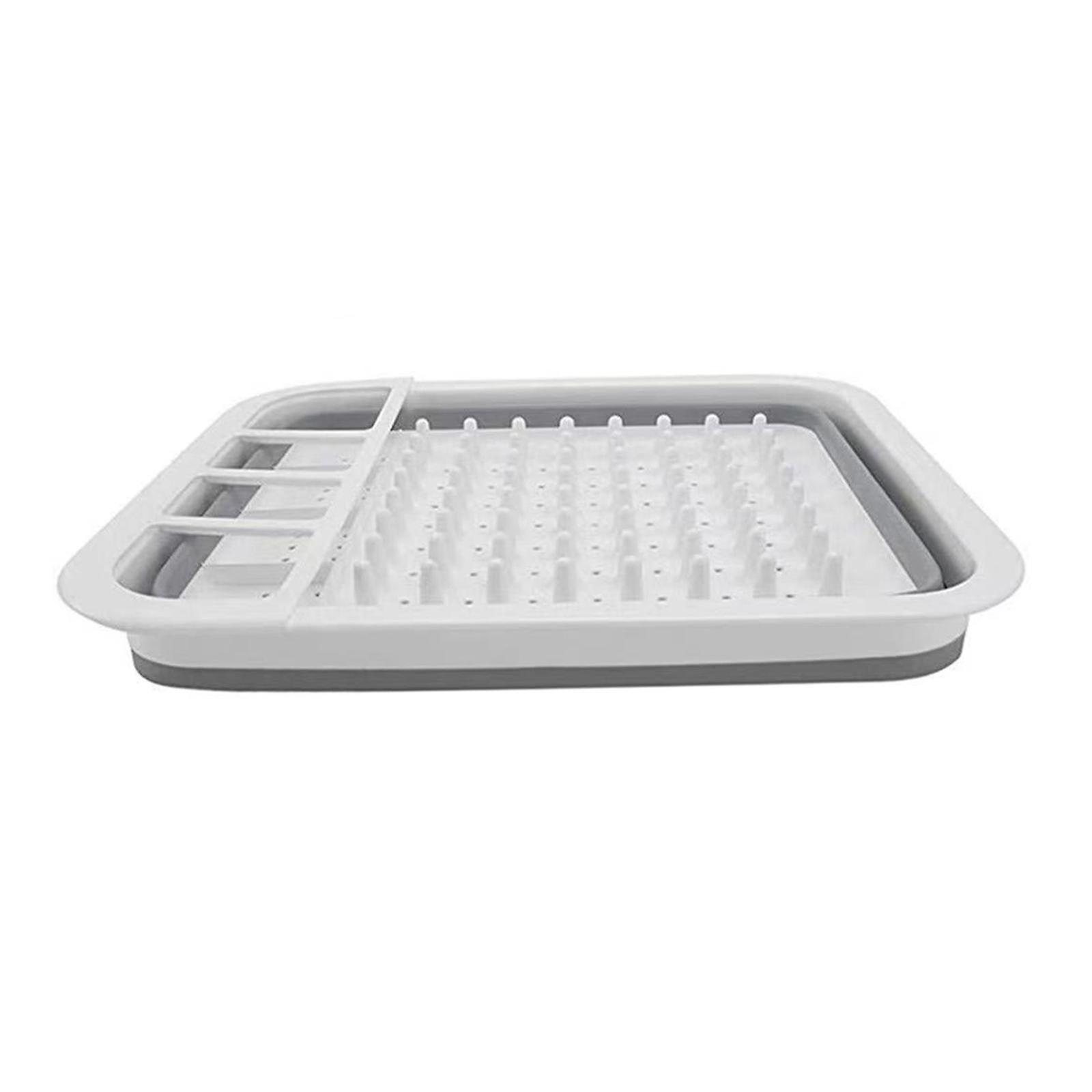 Dish Drying Rack Utensil Holder Tableware Storage Tray for RV Spoons Kitchen
