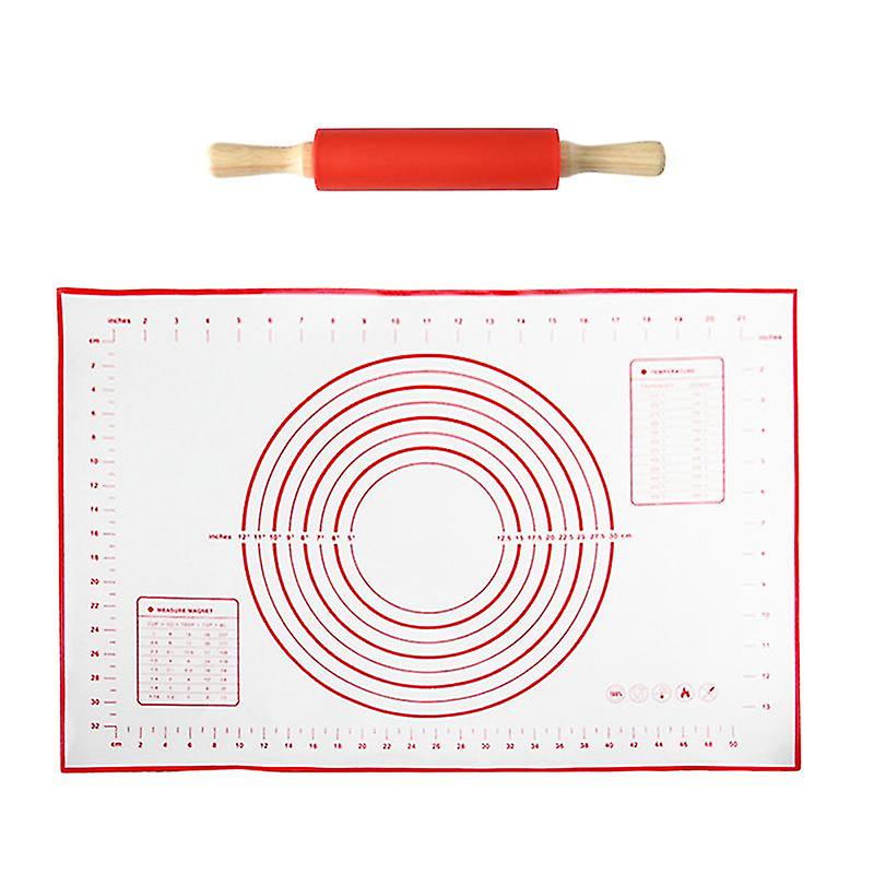 1set Rolling Sticks Baking Mat Set