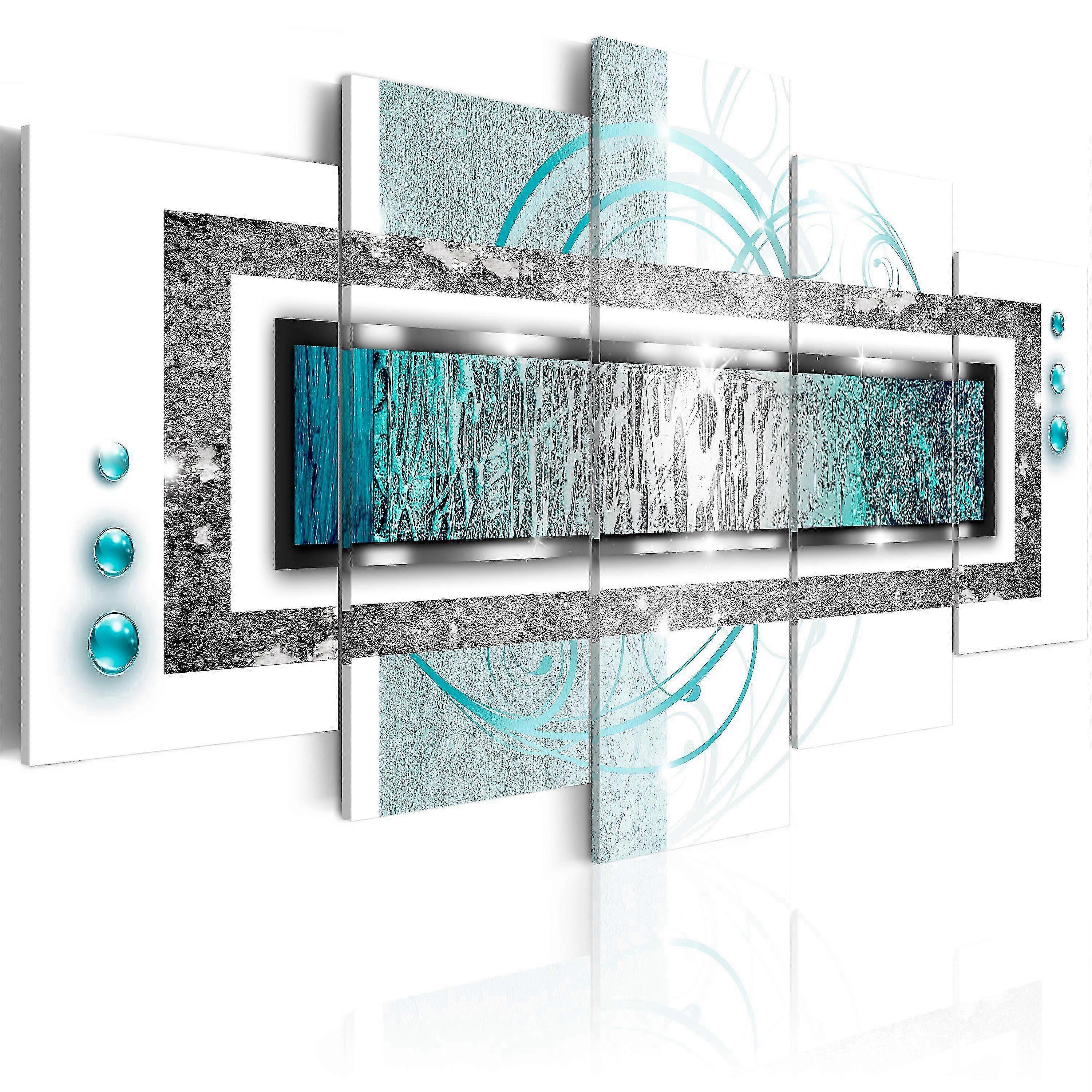 Canvas Print - Turquoise blizzard