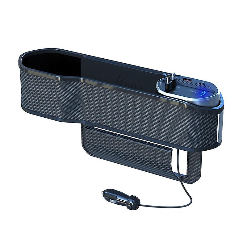Car Seat Gap Storage Box With Wireless Charging