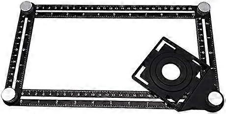 Multi-angle measuring ruler, multi-hole ruler protractor tool