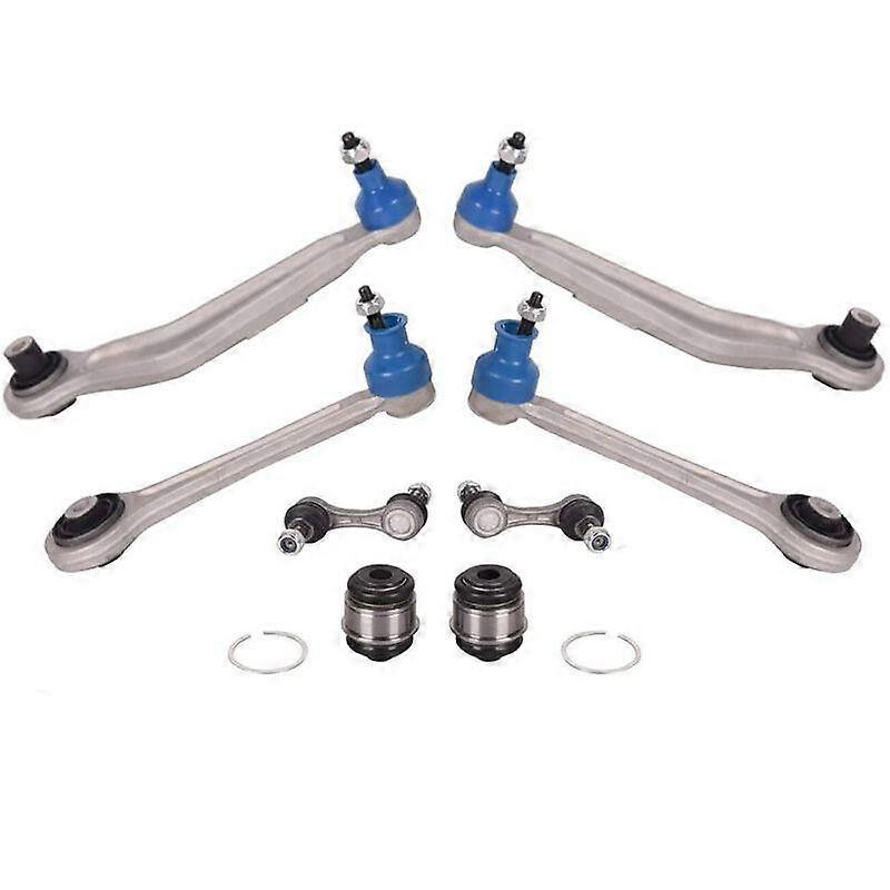 8Pcs Rear Control Arm Kit compatible withE39 525i 528i L R NO.9443