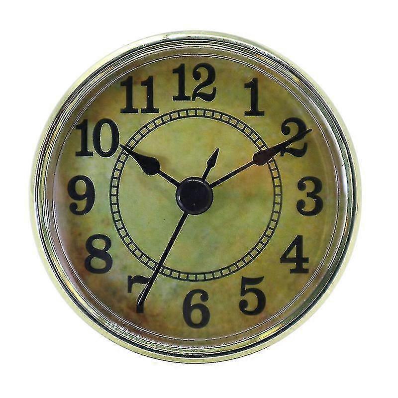 Classic Clock Craft Insert Clocks Movement Quartz Diameter 70mm Number PK