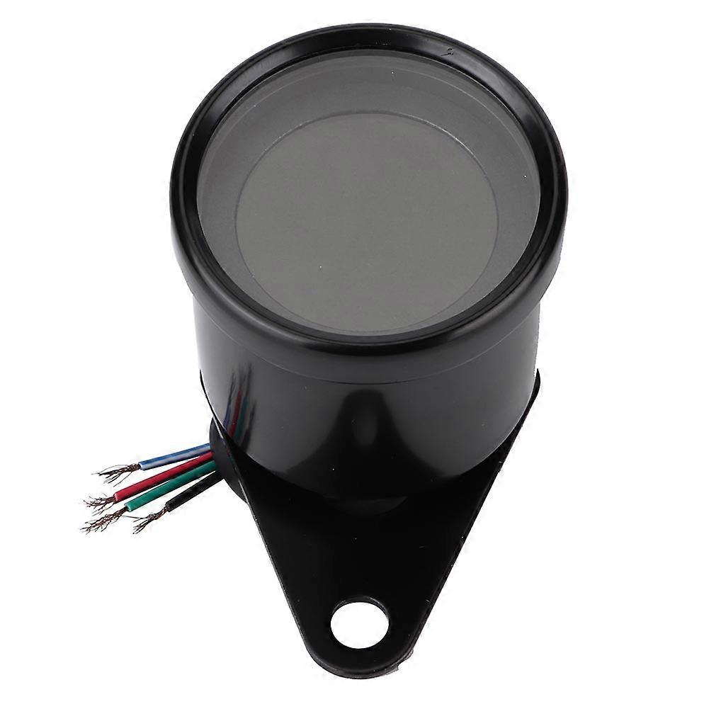 Universal Motorcycle LED Digital Speedometer Tachometer Speed Gauge Oil Level Meter Black