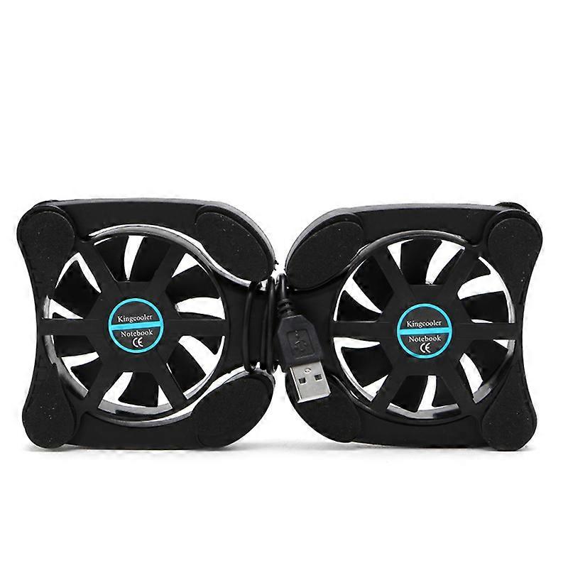 Foldable Cool Cooler Cooling Usb Dual Fans Notebook Stand Fan Pad W/2 Fan For 141  Laptop Notebook