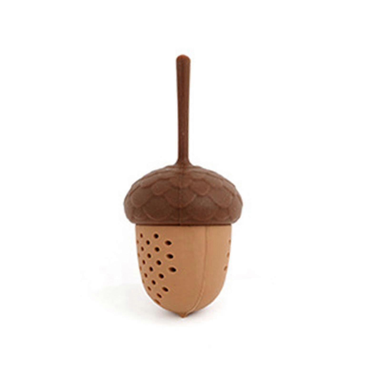 Tea Infuser Strainer Silicone Filter Pine Cones Shape Handle Diffuser Non-toxics