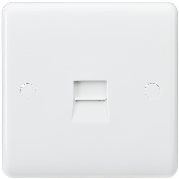 Knightsbridge Curved Edge Telephone Master Socket - CU7300