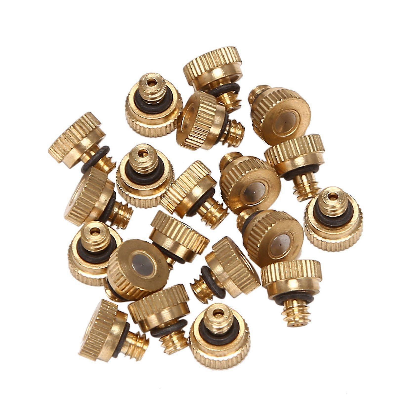 20 قطعة فوهة ضباب الضباب ، فوهة تبريد ضباب الضغط المنخفض ، فوهات التغشية فتحة 0.1 مم