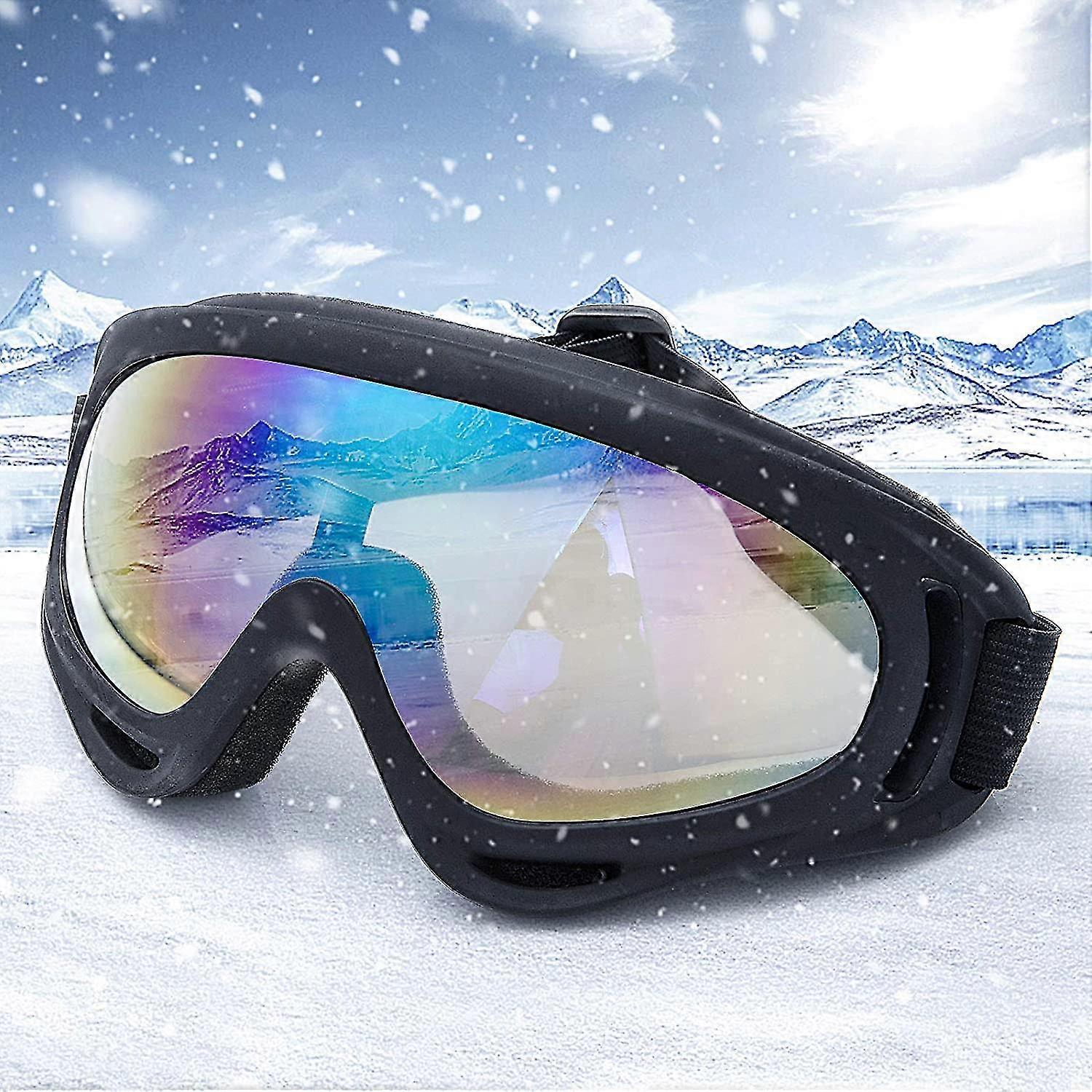 Ski Goggles Unisex Windproof Uv Protection Snowmobile Goggles