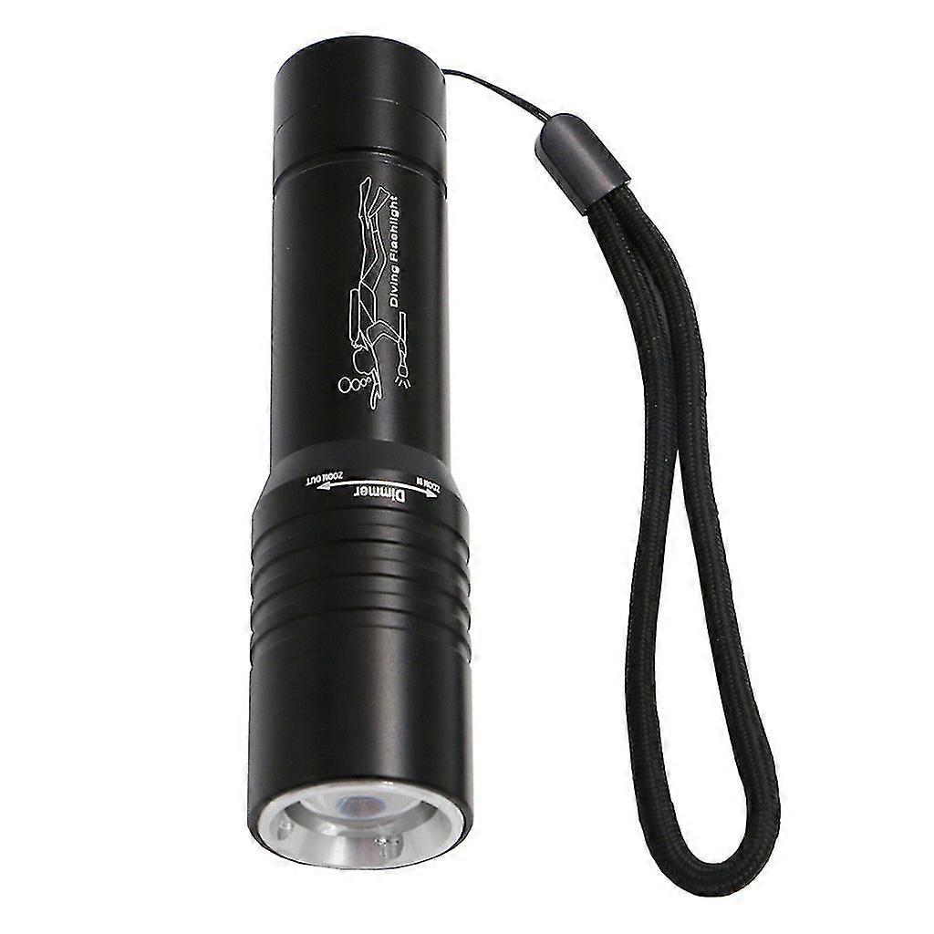 diving underwater 60m waterproof lamp t6 led scuba torch flashlight light