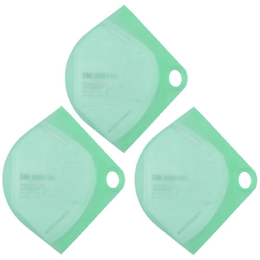 Silicone Face Mask Storage Bag 3 pieces Waterproof Storage Case