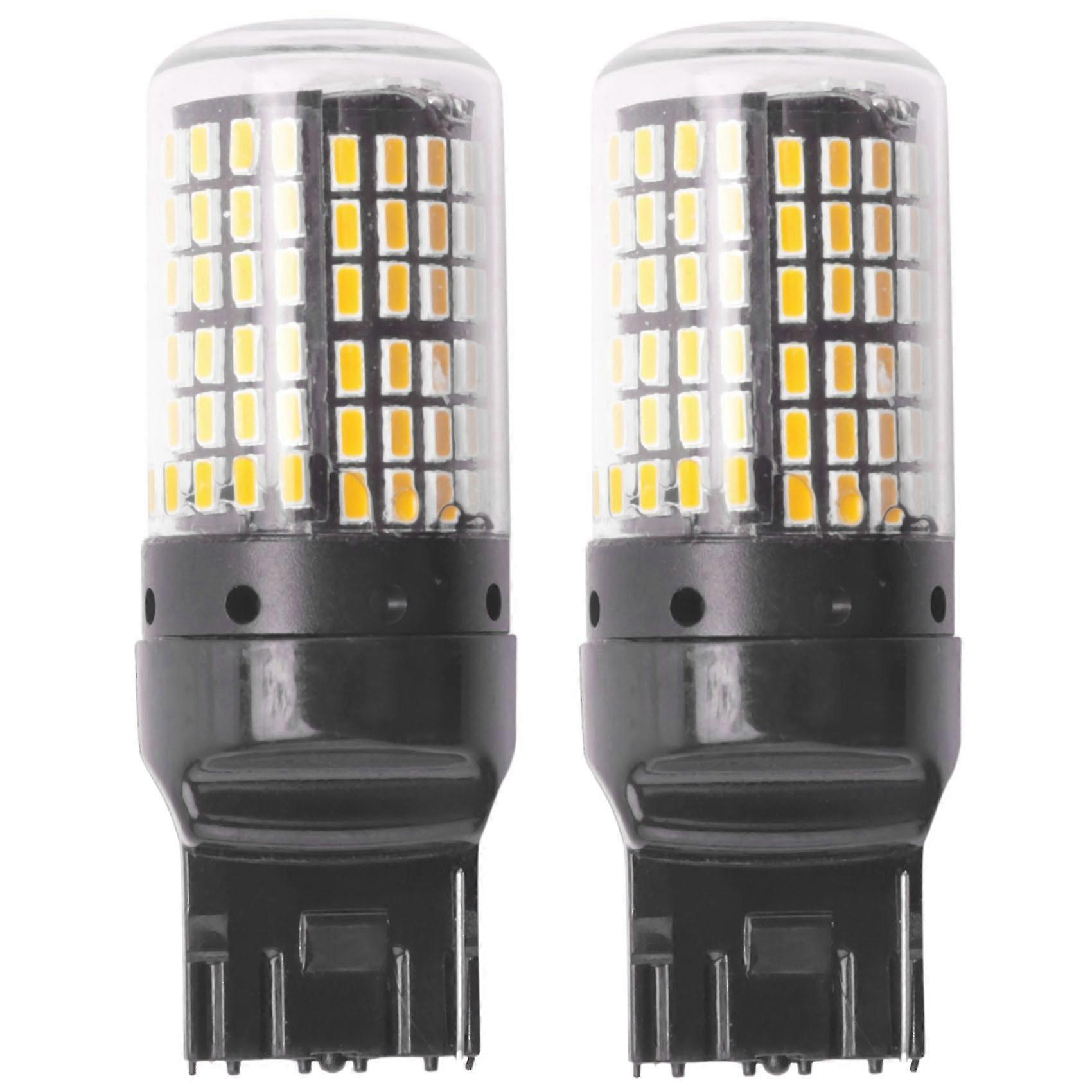 2pcs Reverse Light Turn Signal Light Error Black Shell