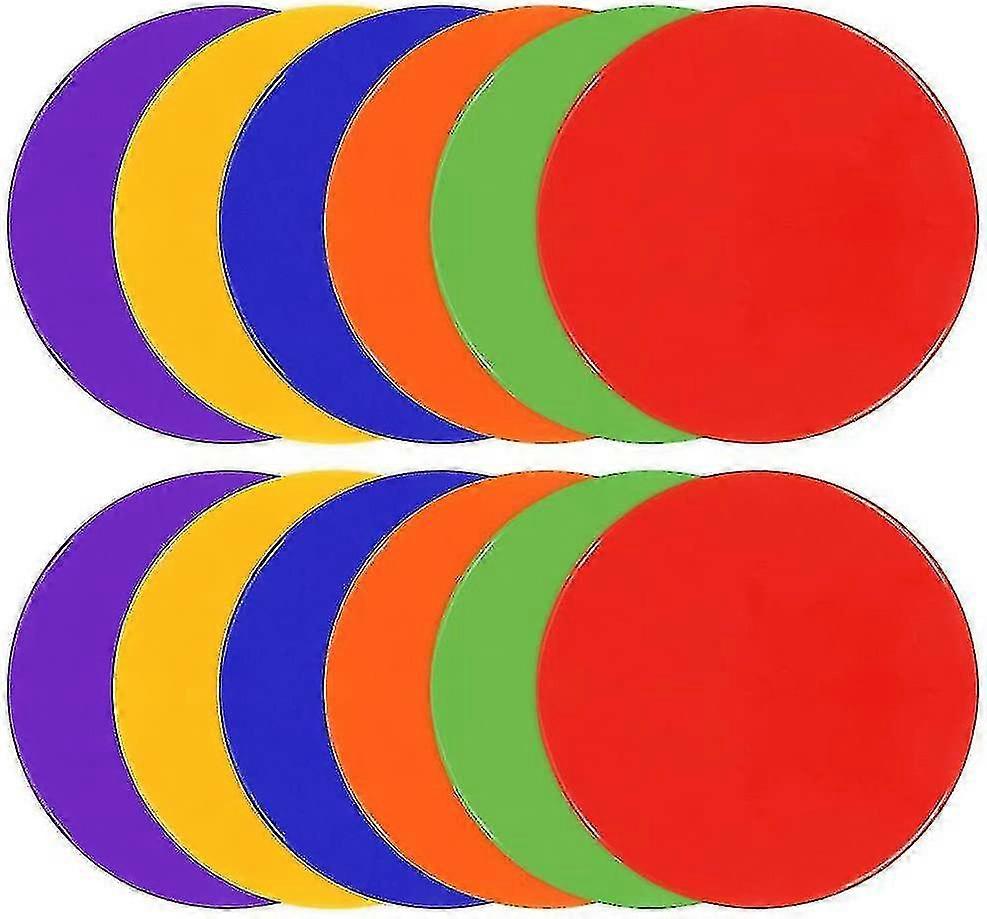 Non Slip Flat Rubber Round Sports Marker Discs
