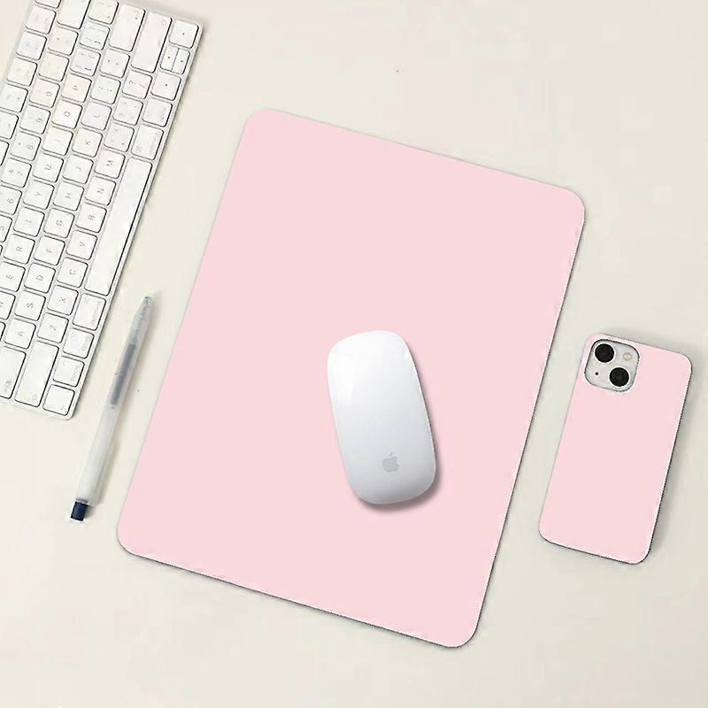 Leather anti-slip mouse pad computer mouse pad solid color waterproof mouse pad