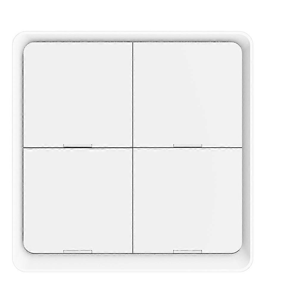 4 Tuya Zigbee Wireless 12 Scene Switch Push Button Controller Battery Powered Automation Scenario F