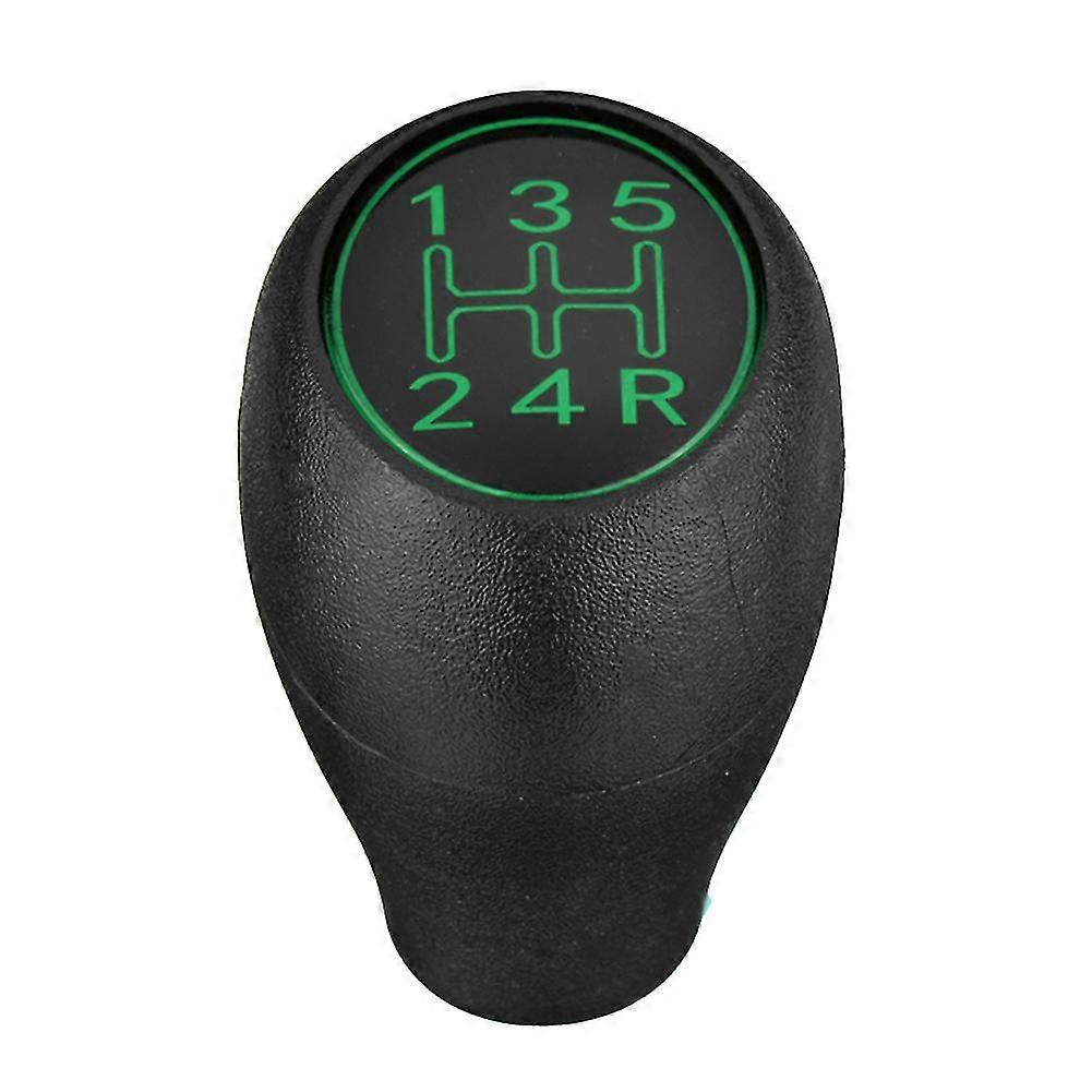 5 Speed Manual Car Gear Shift Knob Shifter Lever Handle Stick for 504 505 309 205 Green ABS