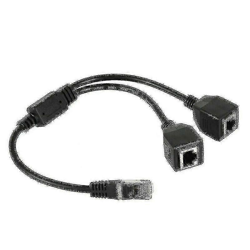 Network Expansion Splitter Cable Adapter (black) (1pcs)