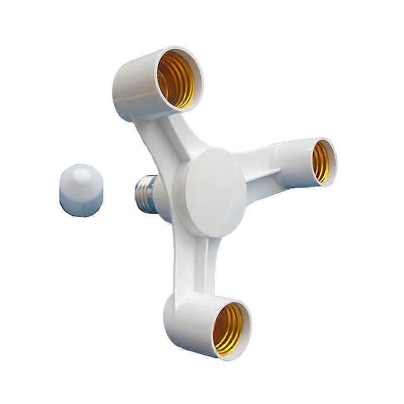 3In1 E27 To E27 Extended LED Lamp Bulbs Socket Splitter Adapter Holder High Quality for Photo Studi