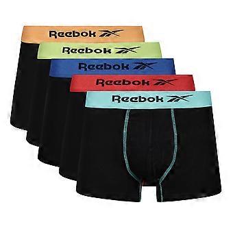 Reebok Herren 5er Pack Buchan Sports Badehose - Schwarz/orange/limette/blau/rot/mint Wb