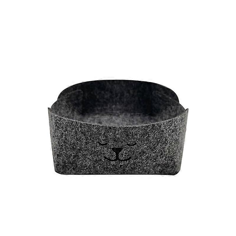 2/3pcs Storage Box Desk Premium Storage Basket Felt Storage Basket for Coins Remote Control Smart