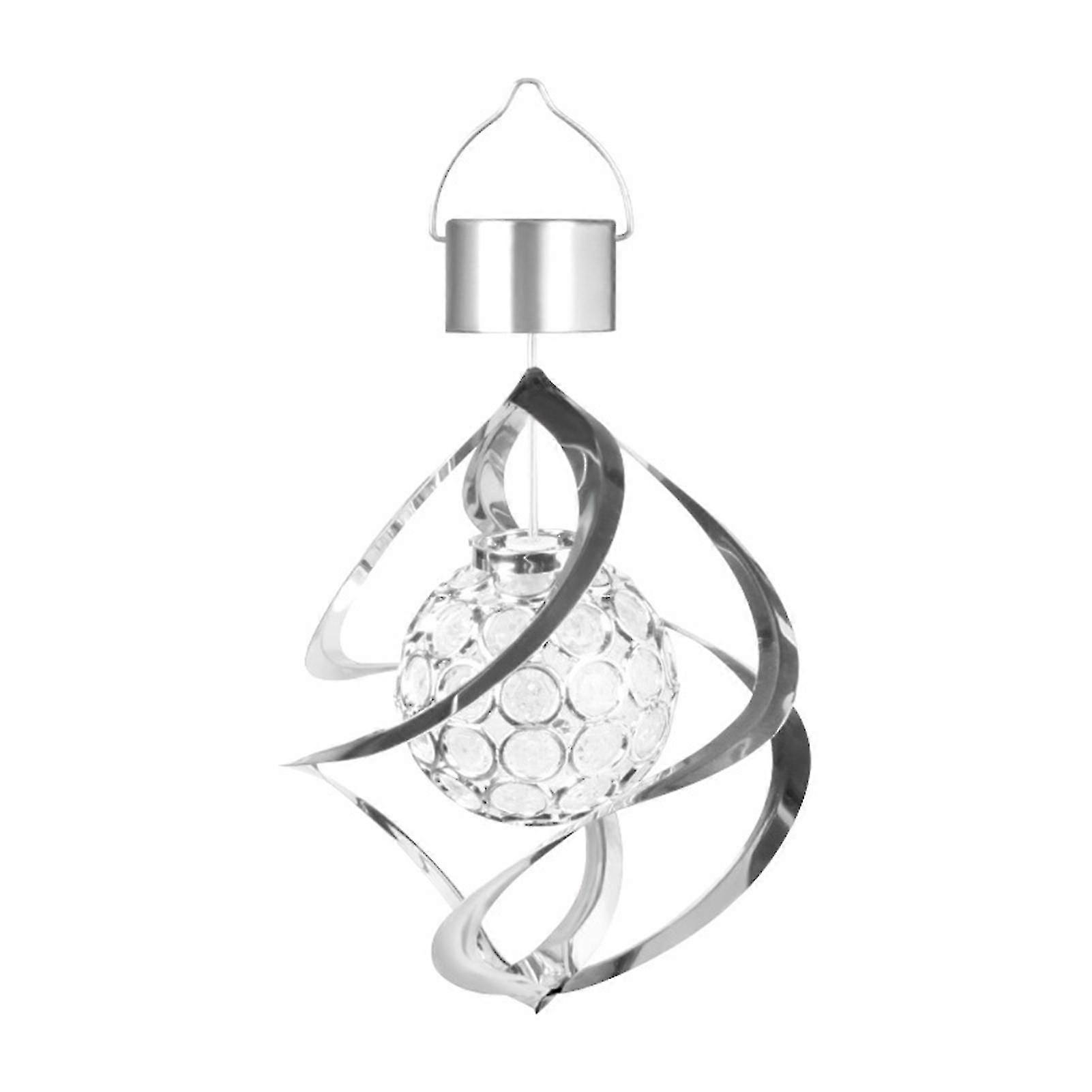 Solar Spiral Spinner Rotating Hanging For En Yard Patio