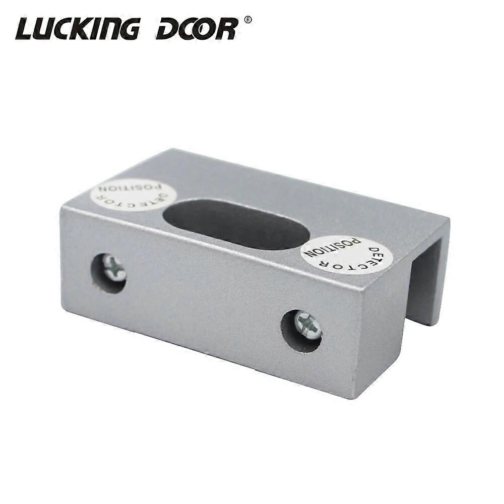 Electric Bolt Lock U Bracket Aluminium Alloy Bracket Mini Bracket for Access Control System Frameless Glass